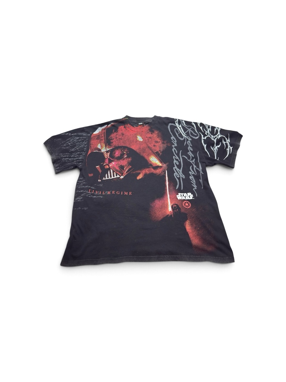 Civil regime Star Wars Men’s Black & Red Graphic Tee - Darth Vader Design